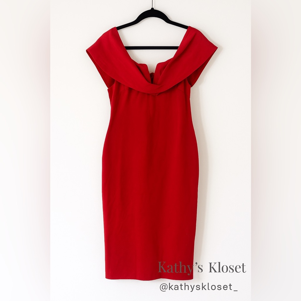 Fashion Nova Strapless Red Dress